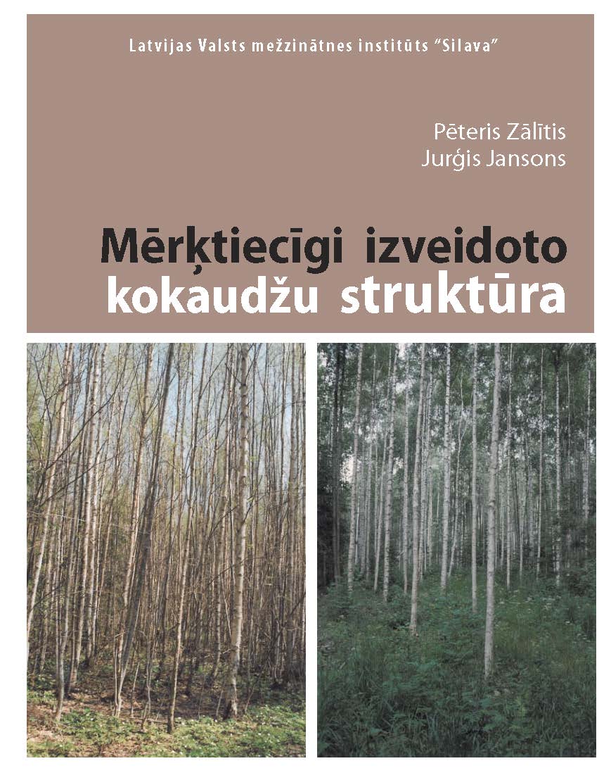 2009 Zalitis Jansons Merktiecigi izveidoto kokaudzu struktura vaks